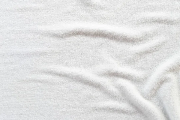 Textura Toalha Branca Para Fundo — Fotografia de Stock