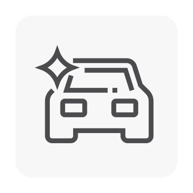 Oto yıkama ve service simgesini.