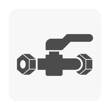 Beyaz simgesine musluk.