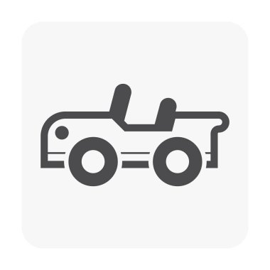 beyaz araba simgesini.