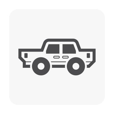 beyaz araba simgesini.