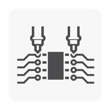Bilgisayar tamir ve aracı simgesini.