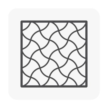 Simge, üstten görünüm Paver blok kat veya finişer tuğla desen.