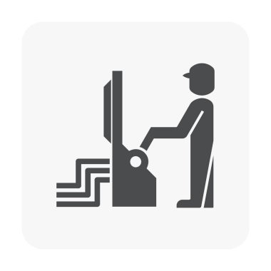 Metalurji Sanayi simgesi Beyaz.