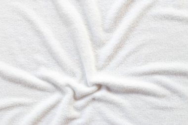 Beyaz havlu doku arka planı için.