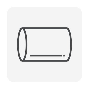 Hava borusu simgesi, 64x64 Mükemmel piksel ve düzenlenebilir vuruş.