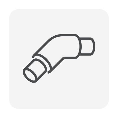 Simgesi tasarım, 64 x 64 mükemmel piksel ve düzenlenebilir kontur uygun boru.