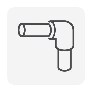 Simgesi tasarım, 64 x 64 mükemmel piksel ve düzenlenebilir kontur uygun boru.