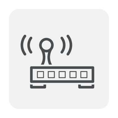 Beyaz iletişim donanımları simgesine.