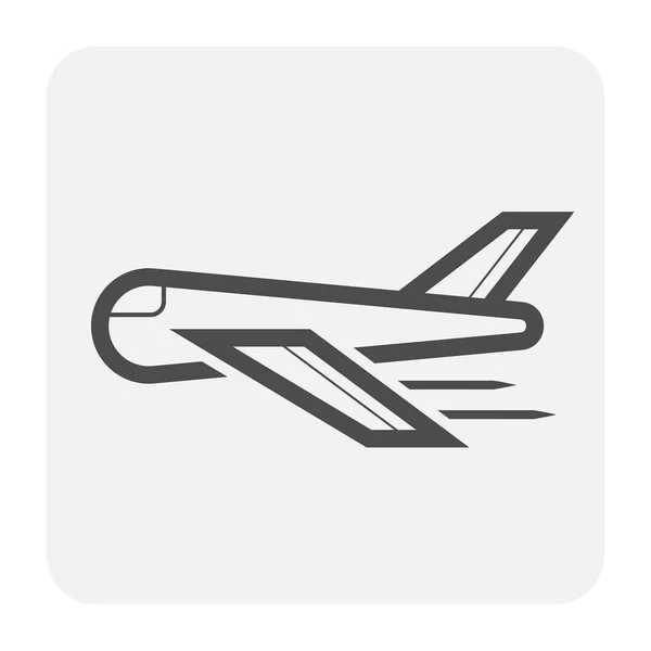 Airplane Icon Freight Shipping Design — Stock Vector