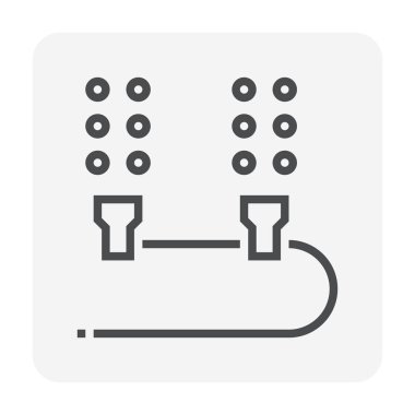 Otomatik su fıskiye simgesi, 64 x 64 piksel ve düzenlenebilir kontur.