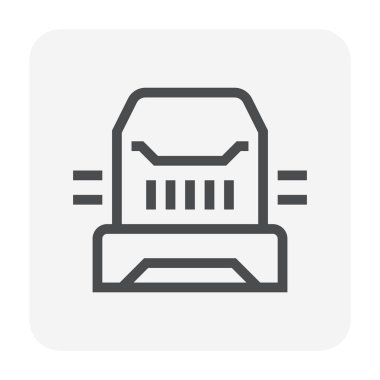 Su pompası simgesi, 48x48 piksel mükemmel ve düzenlenebilir vuruş.