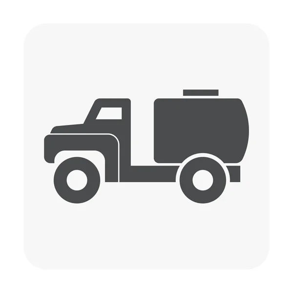 Icono Compactación Equipamiento Del Suelo Blanco — Vector de stock