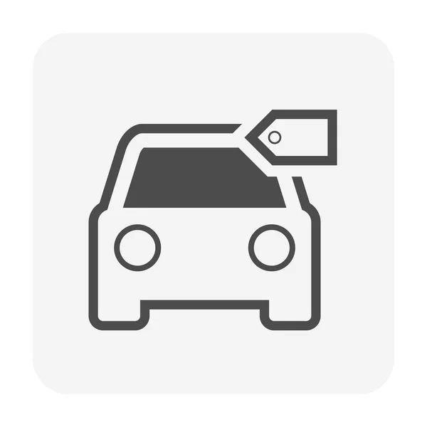 Icono Coche Usado Concesionario Para Diseño Negocio Automóviles Usados — Vector de stock