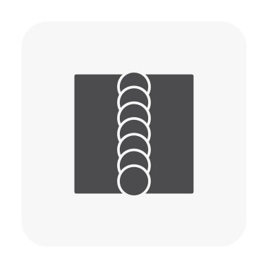 Kaynak çalışma ve aracı simgesini.