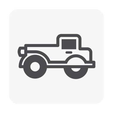 Klasik Otomobil kutsal kişilerin resmi üstünde beyaz.