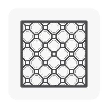 Simge, üstten görünüm Paver blok kat veya finişer tuğla desen.