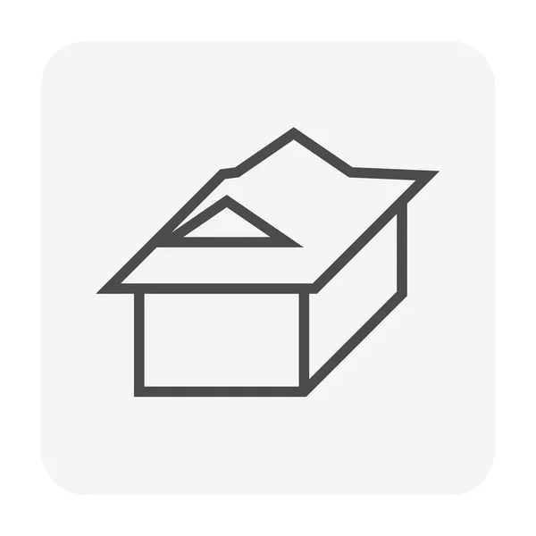 Roof Home Building Icon Design — Stock Vector