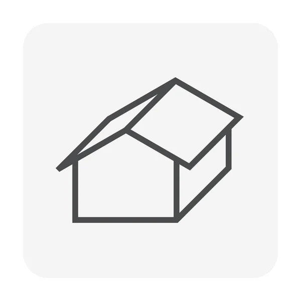 Roof Home Building Icon Design — Stock Vector