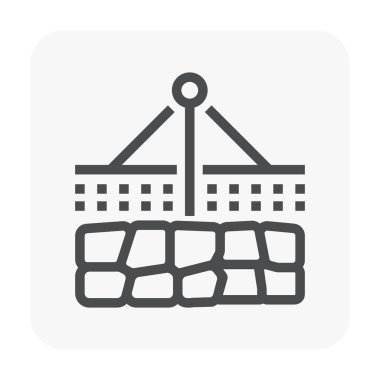 Geoteknik Mühendisliği ve simge test toprak.