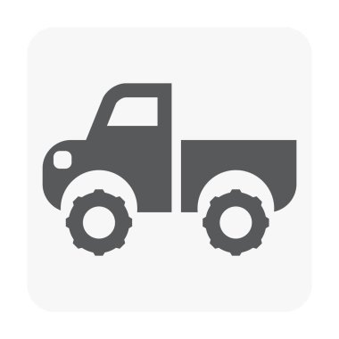 Beyaz kamyon simgesini.