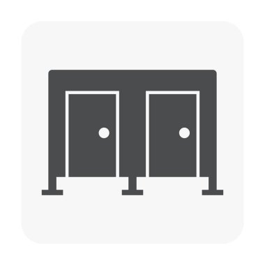 Duvar bölme veya boşluk ekipman simgesi bölmek.