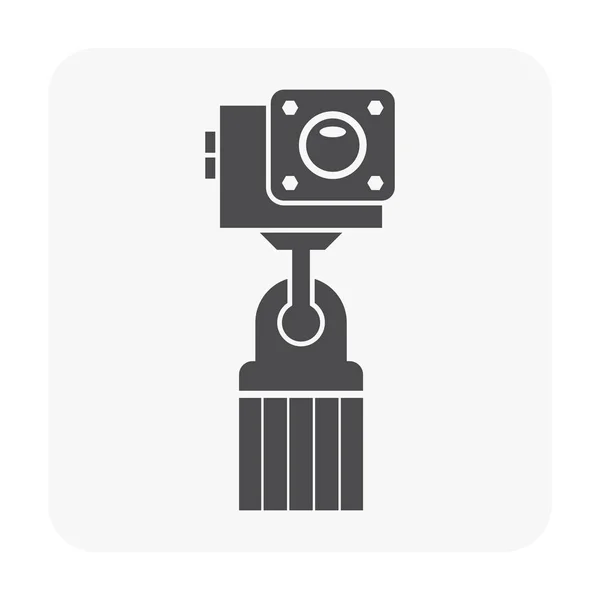 Sport Camera Photography Equipment Vector Icon — Stock Vector