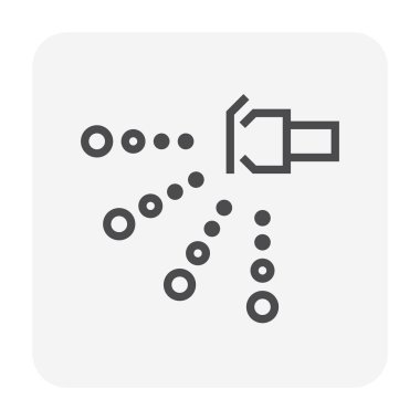 Yangın yağmurlama aygıt simgesini, 64 x 64 piksel ve düzenlenebilir kontur.