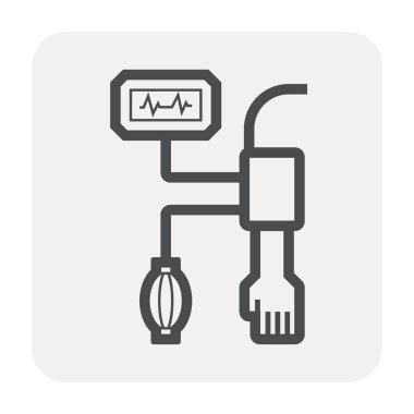 Kan testi ve beyaz aracı simgesini.