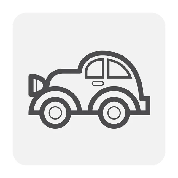 Diseño Del Icono Del Coche Negro Contorno — Vector de stock