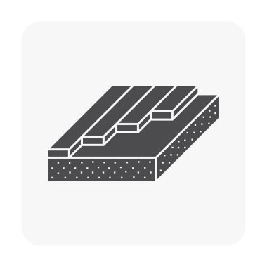 Beyaz ahşap zemin desen simgesine.