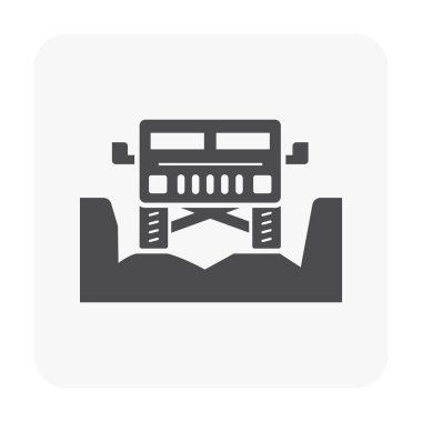 Vektör simgesi tasarım off-road araç.