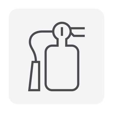 Güvenlik simgesi, 64 x 64 mükemmel piksel ve düzenlenebilir kontur araçları.