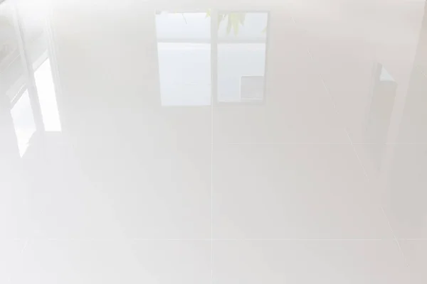 White Tile Floor Clean Condition Grid Line Background — Stock Photo, Image