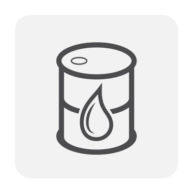 Petrol tankı simgesi Beyaz.