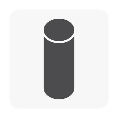 Beyaz metal ürün simgesi.