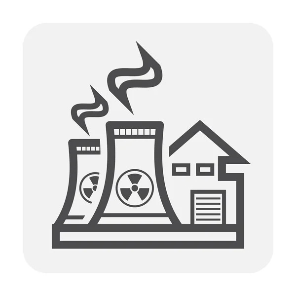 核能发电机组图标 — 图库矢量图片