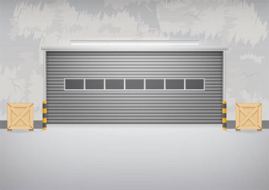 Panjur kapı vektör