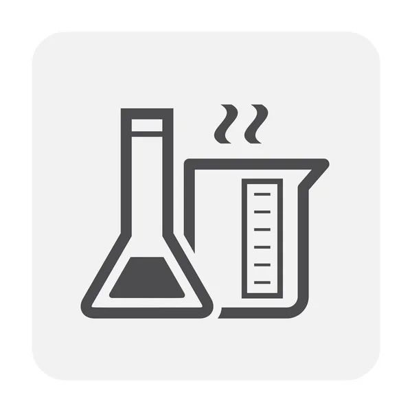 Kémiai pohár ikon — Stock Vector