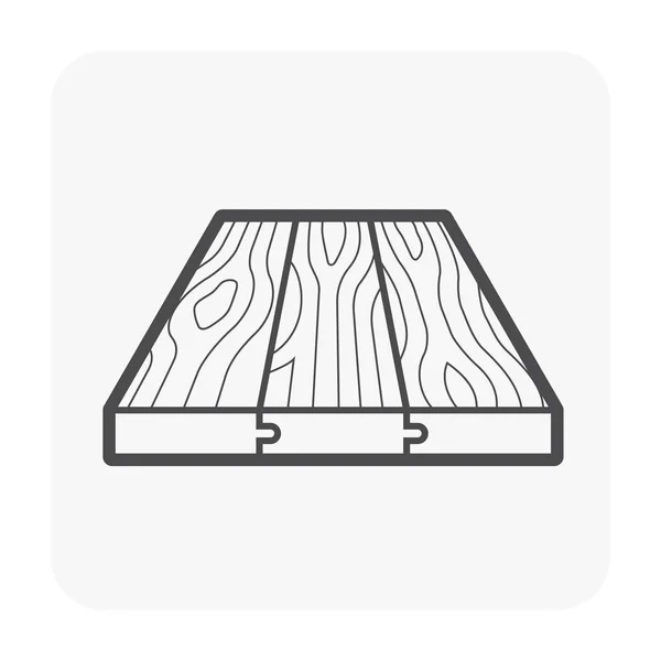 Wood floor icon — Stock Vector