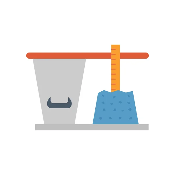 Concrete testing icon — Stock Vector