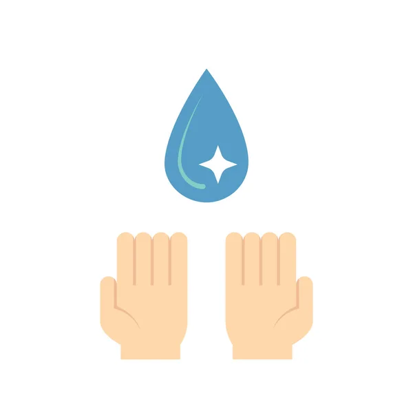 stock vector clean water icon