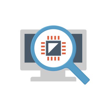 Bilgisayar test kutsal kişilerin resmi 