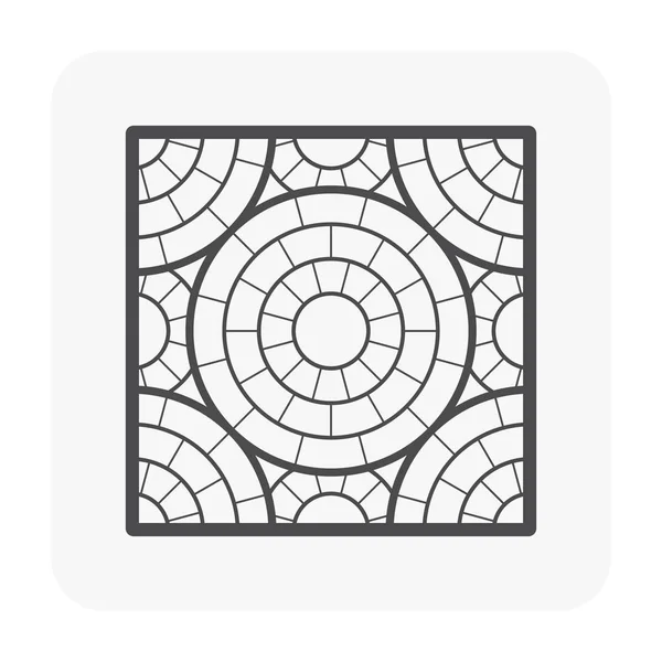Icono de piso de ladrillo — Archivo Imágenes Vectoriales