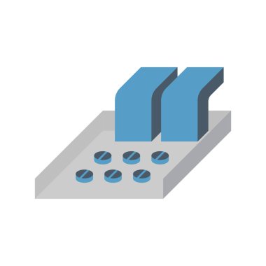 İlaç üretim simgesi