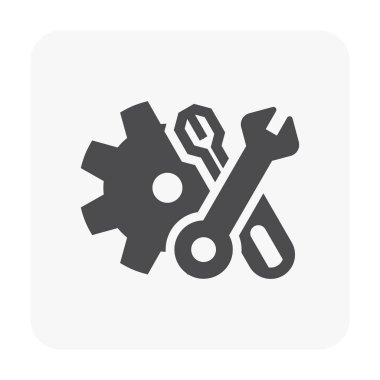 Beyaz Service simgesini.