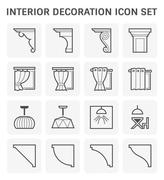 Interior decoration icon — Stock Illustration Interior decoration icon Royalty Free Stock Illustrations