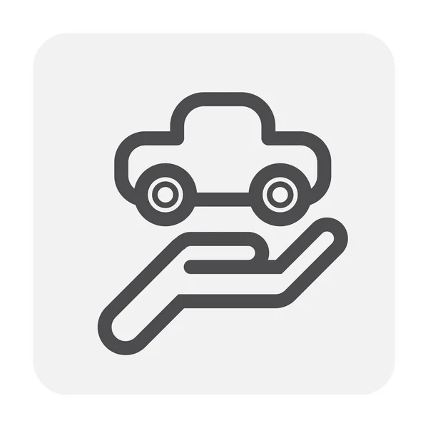 Car security icon — Stock Vector