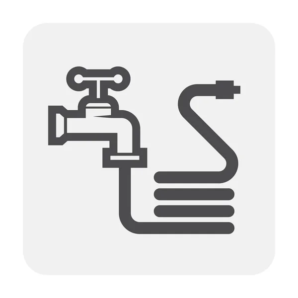 Wasserschlauch-Symbol — Stockvektor