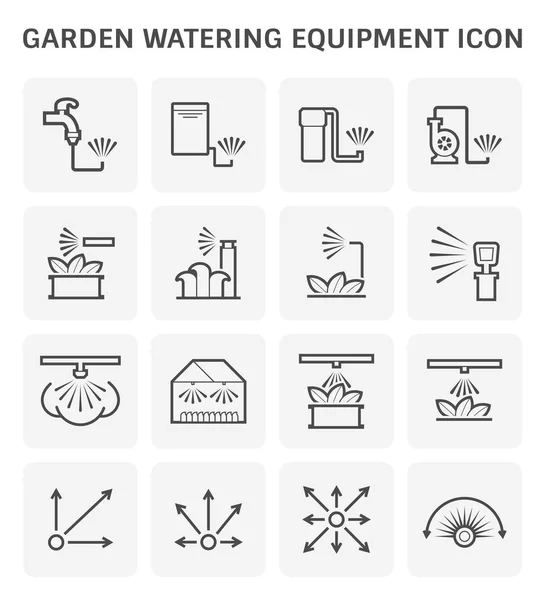 Icône d'arrosage de jardin — Image vectorielle
